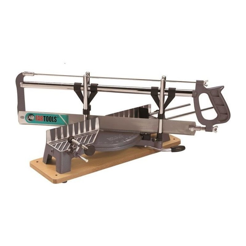 Scie a onglet - FARTOOLS - SOM 550B - Lame 14 TPI - Capacité de coupe 115mm