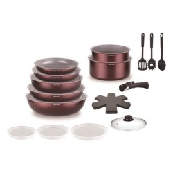 Batterie de cuisine - Tous feux dont induction - ARTHUR MARTIN - AM2503 - Alu...