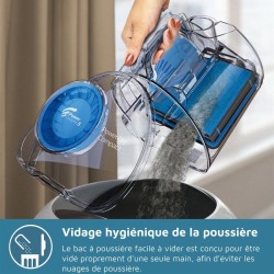 Aspirateur sans sac PHILIPS - FC9331/09 - Série 3000 PowerPro Compact