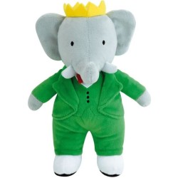 Babar Peluche Éléphant +/- 20 cm - JEMINI - Représentation parfaite du roi de...