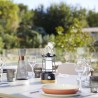 Lanterne sans fil - LUMISKY - WILDY - H23 cm - Anse en corde - LED blanc chau...