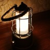 Lanterne sans fil - LUMISKY - WILDY - H23 cm - Anse en corde - LED blanc chau...