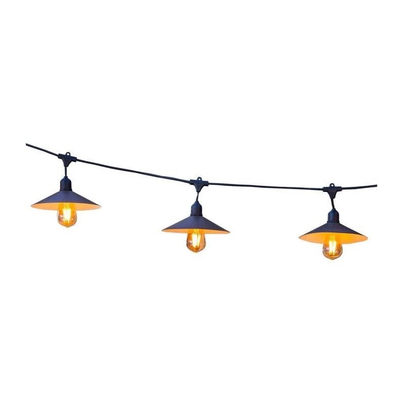 Guirlande solaire lumineuse extérieur - LUMISKY - VINTY LIGHT SOLAR - 6 m - 1...