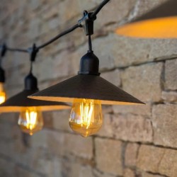 Guirlande solaire lumineuse extérieur - LUMISKY - VINTY LIGHT SOLAR - 6 m - 1...