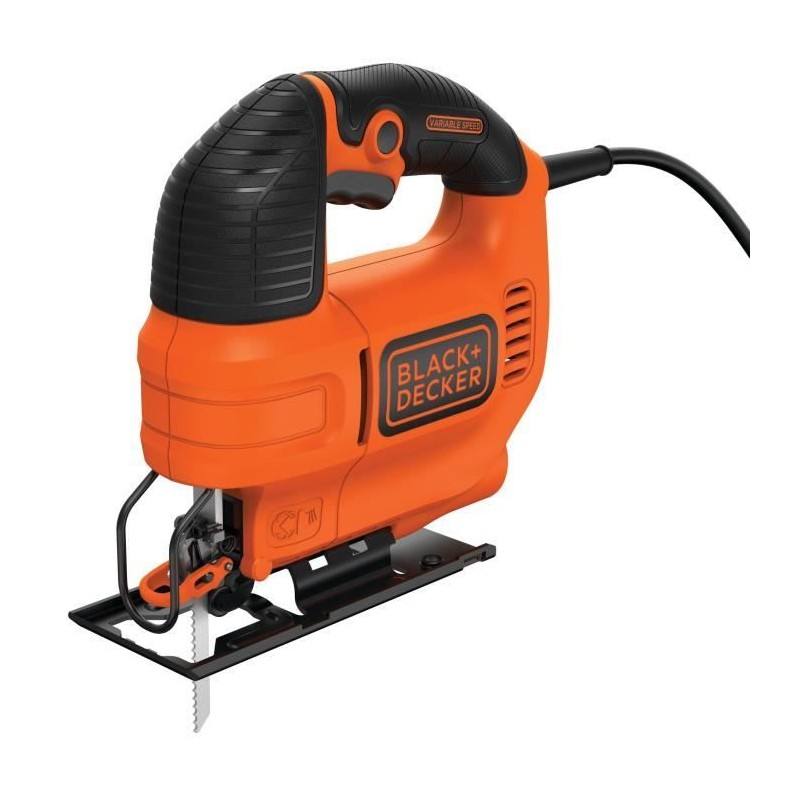 Scie sauteuse pendulaire filaire - BLACK+DECKER - KS701E-QS - 520W - profonde...