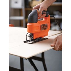 Scie sauteuse pendulaire filaire - BLACK+DECKER - KS701E-QS - 520W - profonde...