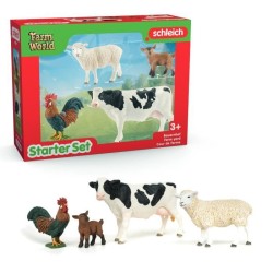 Figurines Mes Premiers Animaux de la Ferme, Coffret de 4 animaux,