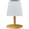 Lampe de table solaire et rechargeable - LUMISKY - STANDY MINI WOOD SOLAR - H...
