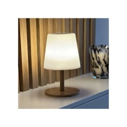 Lampe de table solaire et rechargeable - LUMISKY - STANDY MINI WOOD SOLAR - H...