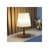 Lampe de table solaire et rechargeable - LUMISKY - STANDY MINI WOOD SOLAR - H...