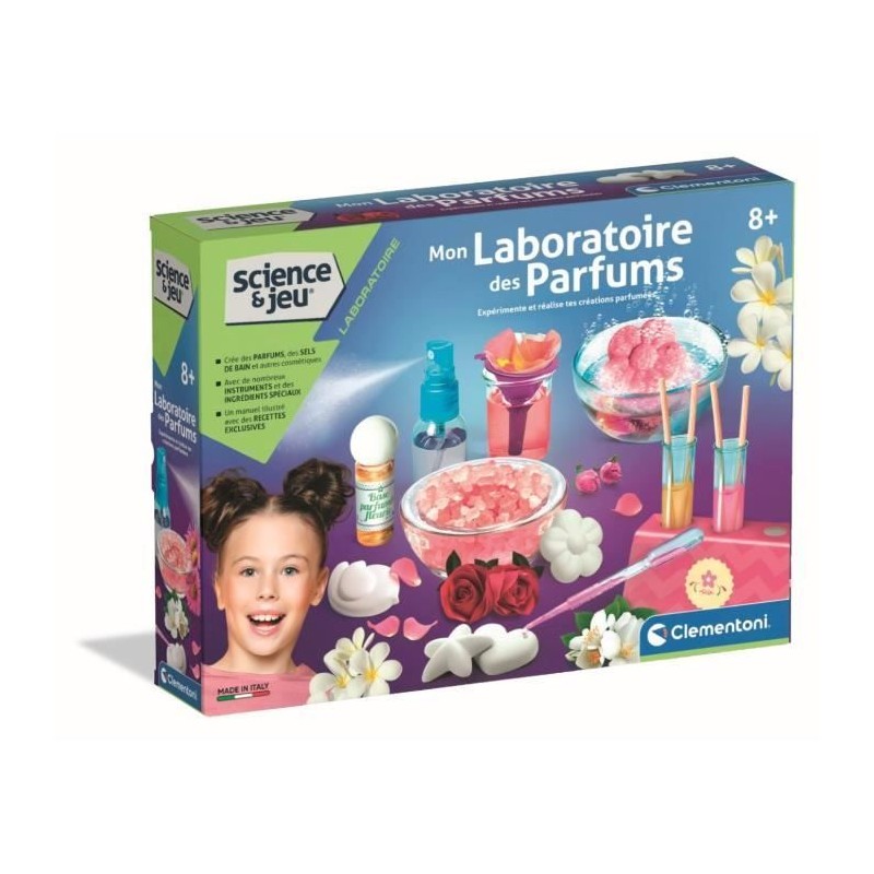 Kit création de parfums - CLEMENTONI - Mon laboratoire des parfums -