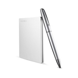 Disque dur externe - TOSHIBA - Canvio Slim - 2 To - Argent