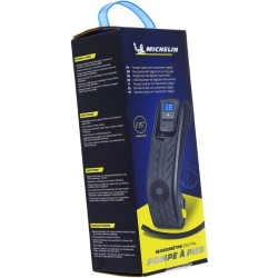 Pompe a pied a manometre digital - MICHELIN - Précision 0.05 bars jusqu'a 7 b...