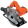 Scie circulaire filaire - BLACK+DECKER - CS1250LA-QS - 1250W - profondeur de ...