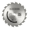 Scie circulaire filaire - BLACK+DECKER - CS1250LA-QS - 1250W - profondeur de ...