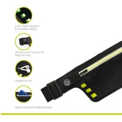 Ceinture de course - SCHILDKRÖT - Wheel Bee Running Waistbag Night Runner LED...