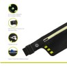 Ceinture de course - SCHILDKRÖT - Wheel Bee Running Waistbag Night Runner LED...