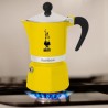 Cafetiere italienne - BIALETTI - RAINBOW - 6 tasses - 0,30 L - Jaune