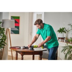 RYOBI - Polisseuse 18V ONE+ - diametre oscillation 8 mm - patin 125 mm + 3 pa...