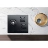 Table de cuisson Gaz - WHIRLPOOL AKT404NB - 3 foyers - 6350W - L59 x