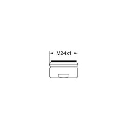 Mousseur GROHE - Pieces Détachées 13929000 - Filetage externe M 24 x 1 - Aéra...