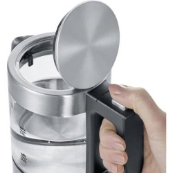 Bouilloire - SEVERIN - WK 3472 - 0.5 L - 1100W - Verre/Inox - Socle 360°