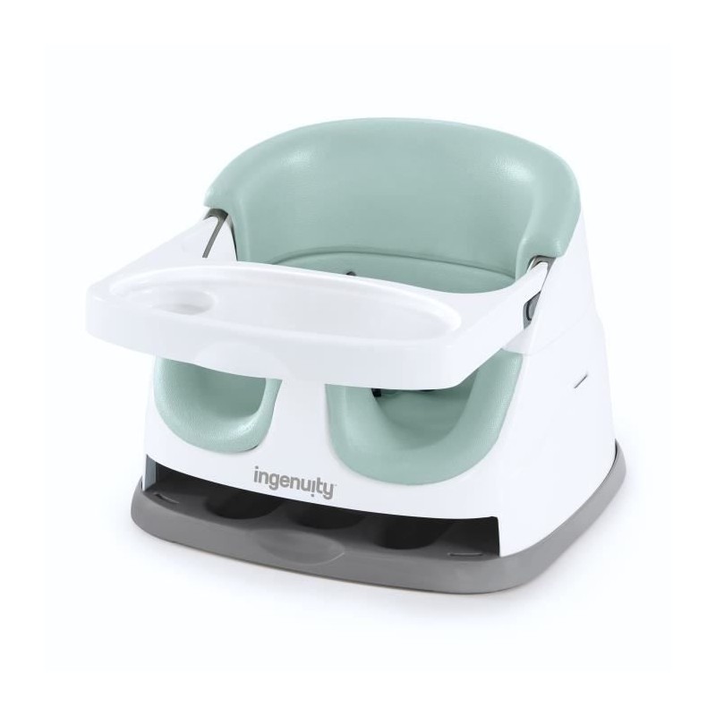 INGENUITY Réhausseur de chaise bébé enfant de 6 mois a 3 ans, Base 2 en 1 Bru...
