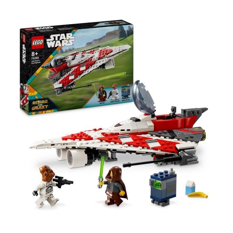 LEGO Star Wars 75388 Le Chasseur Stellaire de Jedi Bob - Réplique Véhicule a ...