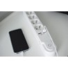 CHACON Bloc multiprise 5 prises 16 A avec interrupteur, 2 ports USB et câble ...