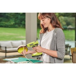 RYOBI - Pistolet a colle 18V ONE+ - chauffe en 3 min - indicateur de chauffe ...