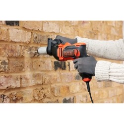 Perceuse a percussion filaire - 850W -BLACK+DECKER - BEH850-QS - avec 6 mecges