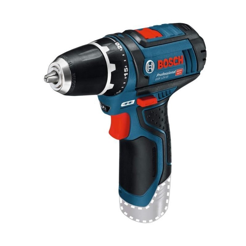 Perceuse-visseuse Bosch Professional GSR 12V-15 sans batterie - 0601868101