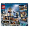 LEGO 60419 City La Prison de la Police en Haute Mer, Jouet avec Hélicoptere e...