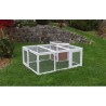 KERBL - Enclos d'extérieur petits animaux -  132 x 102 x 59 cm - Maison intég...