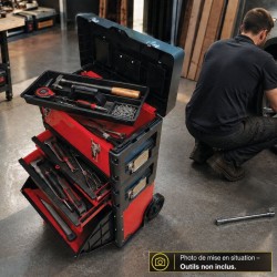Chariot porte outils - DEFPRO - 3 modules superposables - 60 kg