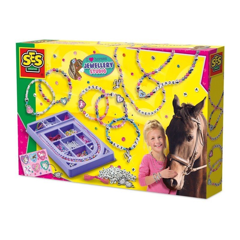 Studio de joaillerie - SES CREATIVE - Hobby Pink - J'aime les chevaux