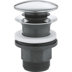 Bonde clic clac - GROHE - Diametre serrage vasque 63 mm - Matiere métal - Chr...