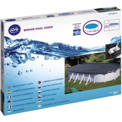 GRE - Bâche d'hivernage  pour piscine tubulaire hors-sol ovale 5x3m - Polyéth...