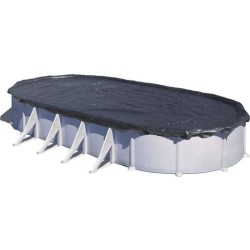 GRE - Bâche d'hivernage  pour piscine tubulaire hors-sol ovale 7,3 x 3,75 m -...