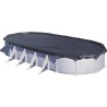 GRE - Bâche d'hivernage  pour piscine tubulaire hors-sol ovale 7,3 x 3,75 m -...