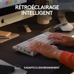 Clavier - Sans fil - Logitech - MX Mechanical Mini -AZERTY - Rétroéclairé - P...