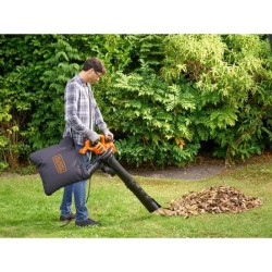 Aspirateur souffleur broyeur filaire BLACK+DECKER - BEBLV260-QS - 2600W - Sac...