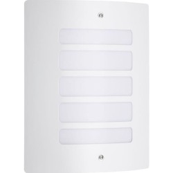 Applique murale extérieure TODD - BRILLIANT - Blanc - Métal et plastique - E2...