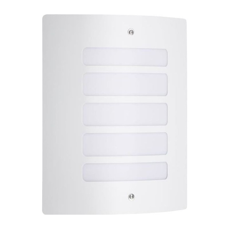 Applique murale extérieure TODD - BRILLIANT - Blanc - Métal et plastique - E2...