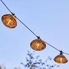 Guirlande lumineuse extérieur - LUMISKY - COTTAGE - 5.70 m - 10 globes transp...
