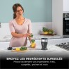 Ninja QB3001EUS – Blender Slim Nutri Ninja 700 W, 2 gobelets 470 ml, lames in...
