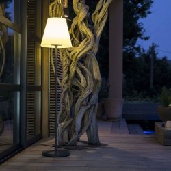 Lampadaire sans fil - LUMISKY - STANDY - H150 cm - Pied metal - LED multicolo...