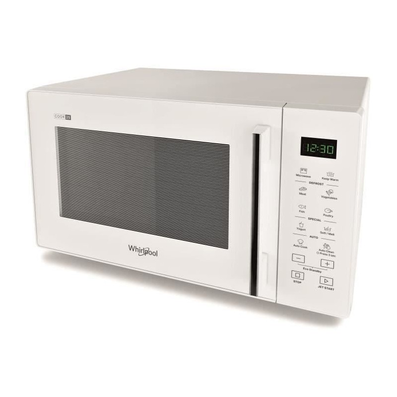 Micro-ondes Whirlpool MWP2S1, Electronique, 25L, 900W, Auto Cook (7