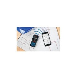 Télémetre laser 2x1,5V GLM 50-27 C rouge avec 2 piles AA - BOSCH - 0601072T00
