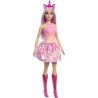 Barbie-Poupées Licorne avec cheveux fantaisie et tenues effet dégradé